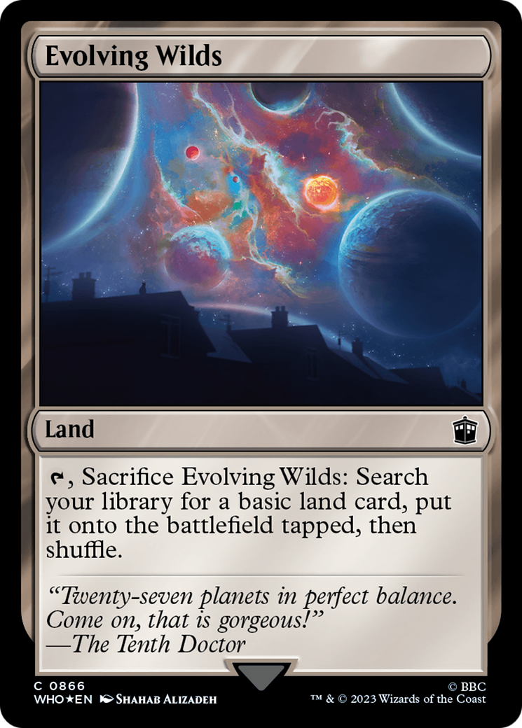 Evolving Wilds (Surge Foil) [Doctor Who] - Magic: The Gathering - Card Brawlers | Quebec | Canada |