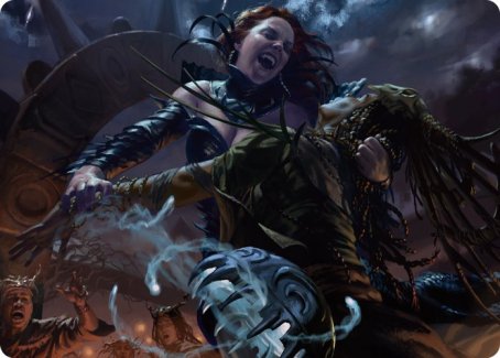 Olivia's Midnight Ambush Art Card [Innistrad: Midnight Hunt Art Series] - Magic: The Gathering - Card Brawlers | Quebec | Canada |