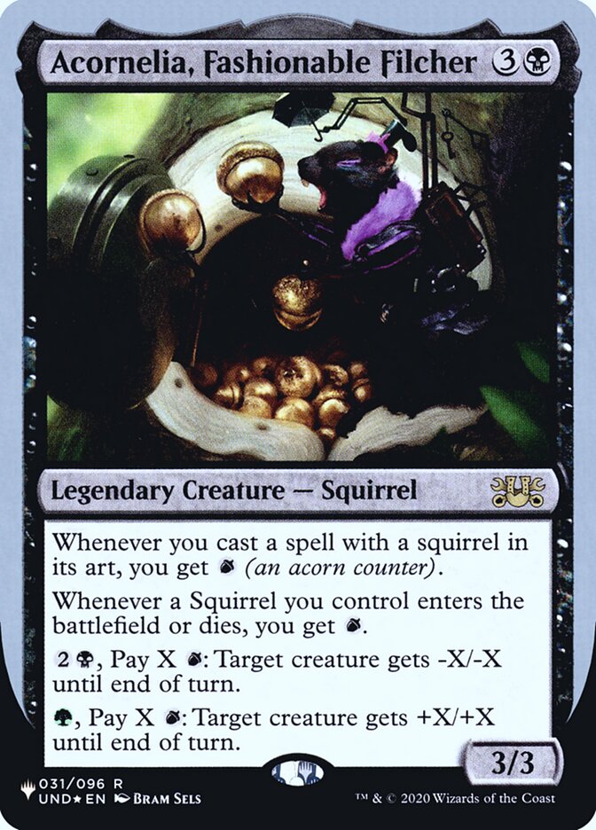 Acornelia, Fashionable Filcher (Unfinity Foil Edition) [The List] - Magic: The Gathering - Card Brawlers | Quebec | Canada |