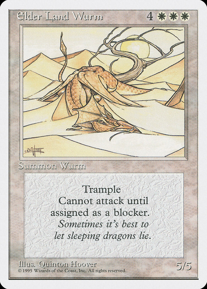 Elder Land Wurm [Fourth Edition] - Magic: The Gathering - Card Brawlers | Quebec | Canada |