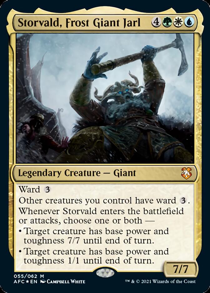 Storvald, Frost Giant Jarl [Dungeons & Dragons: Adventures in the Forgotten Realms Commander] - Magic: The Gathering - Card Brawlers | Quebec | Canada |