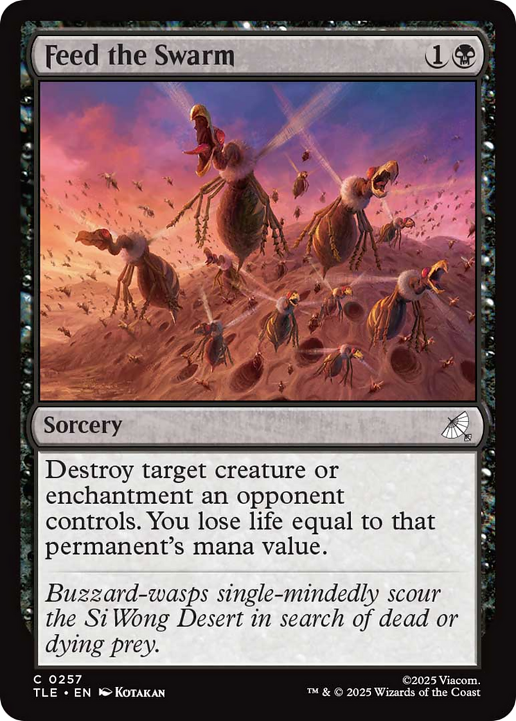 Feed the Swarm [Avatar: The Last Airbender: Eternal-Legal] - Magic: The Gathering - Card Brawlers | Quebec | Canada |