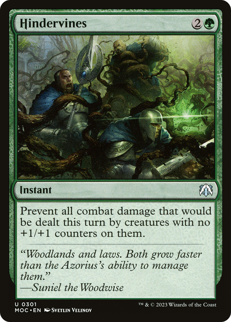 Hindervines [March of the Machine Commander] - Magic: The Gathering - Card Brawlers | Quebec | Canada |