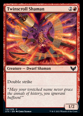 Twinscroll Shaman [Strixhaven: School of Mages] - Magic: The Gathering - Card Brawlers | Quebec | Canada |