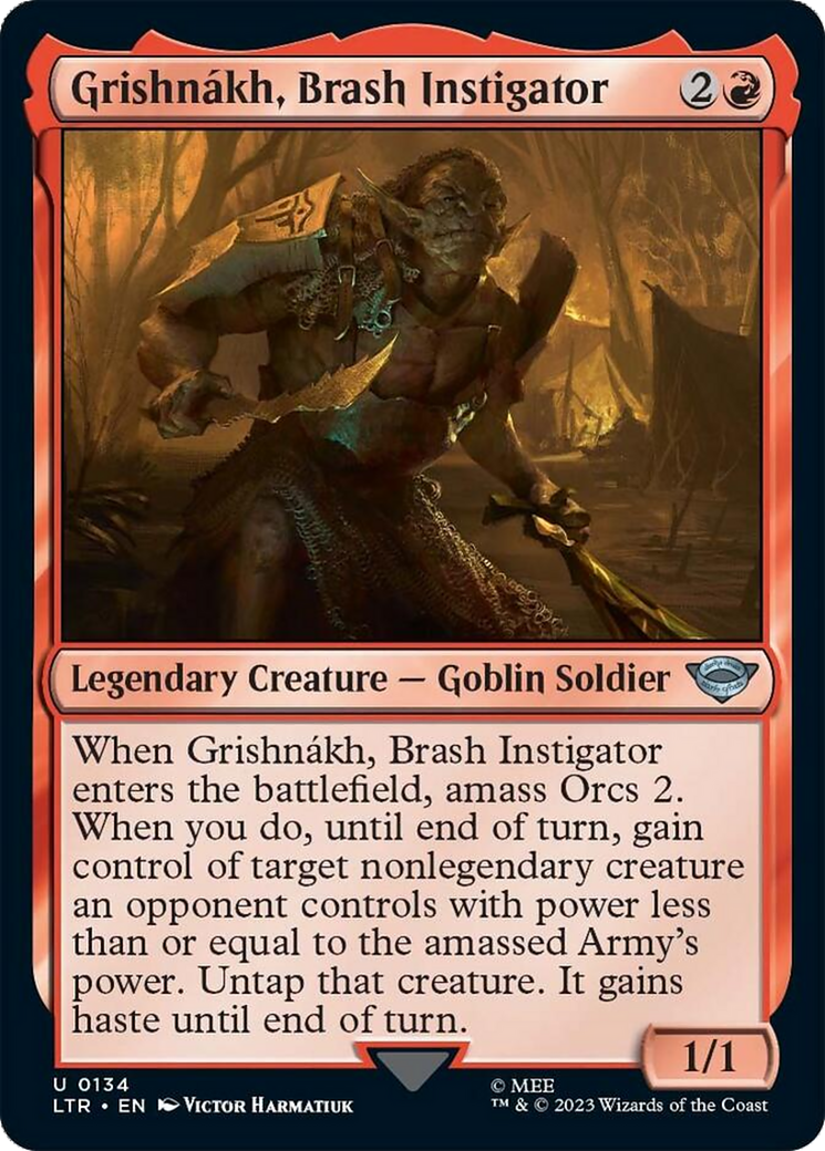 Grishnakh, Brash Instigator [The Lord of the Rings: Tales of Middle-Earth] - Magic: The Gathering - Card Brawlers | Quebec | Canada |