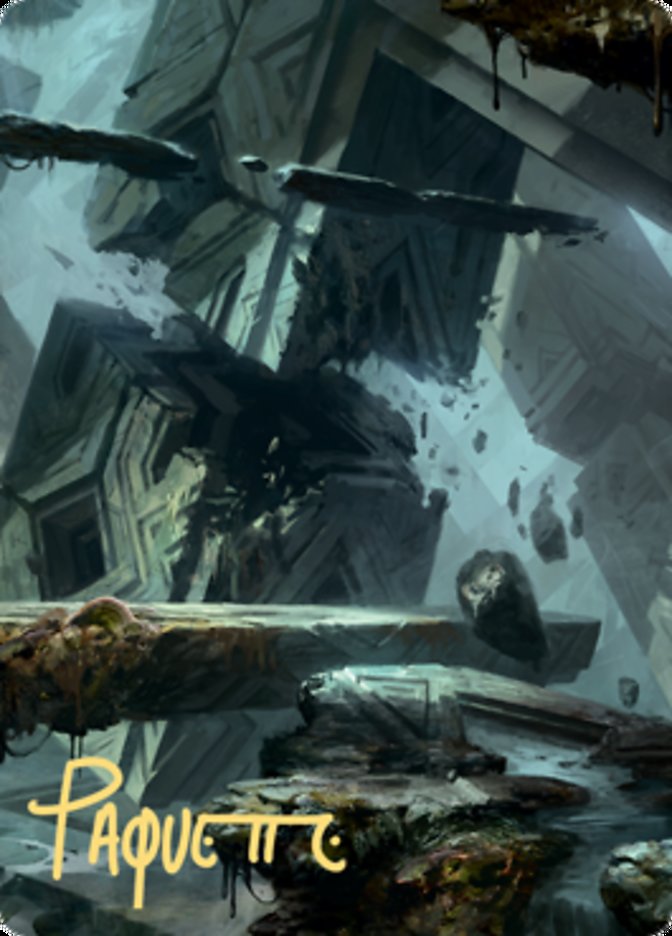Swamp 3 Art Card (Gold-Stamped Signature) [Zendikar Rising Art Series] - Magic: The Gathering - Card Brawlers | Quebec | Canada |