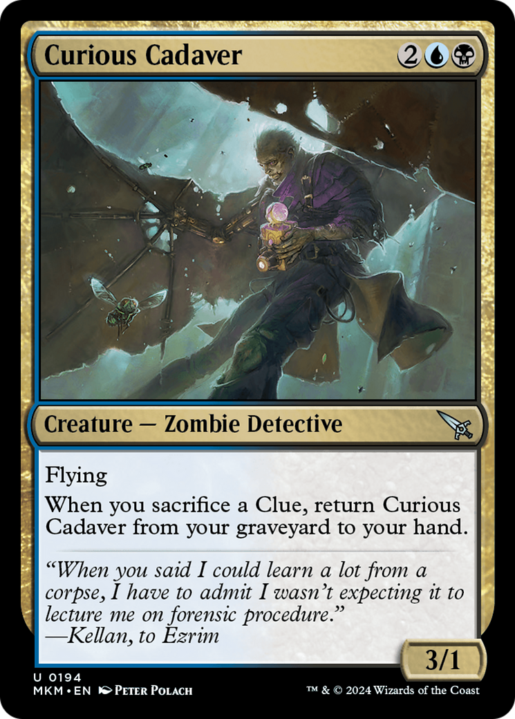 Curious Cadaver [Murders at Karlov Manor] - Magic: The Gathering - Card Brawlers | Quebec | Canada |