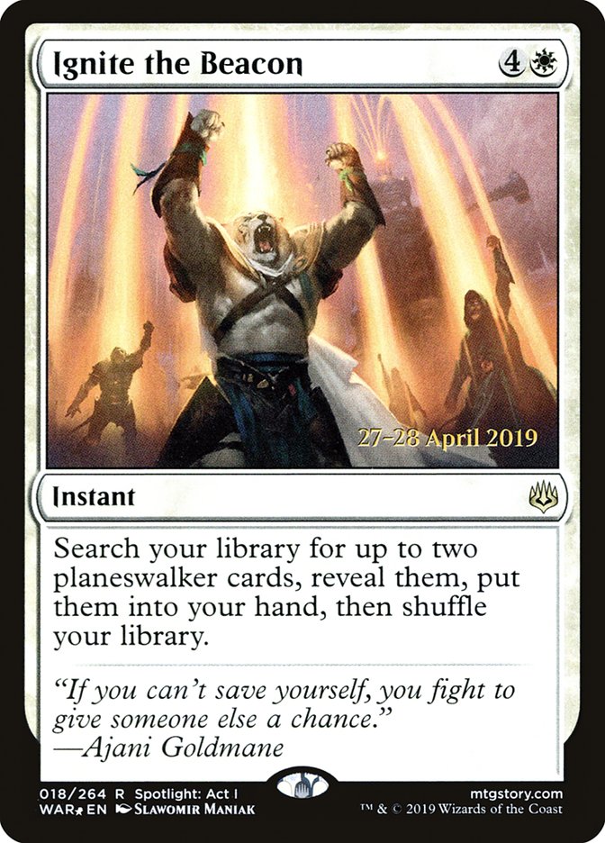 Ignite the Beacon [War of the Spark Prerelease Promos] - Magic: The Gathering - Card Brawlers | Quebec | Canada |