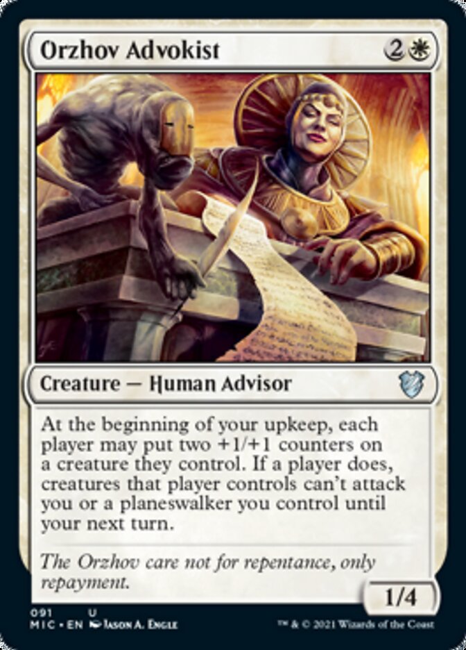Orzhov Advokist [Innistrad: Midnight Hunt Commander] - Magic: The Gathering - Card Brawlers | Quebec | Canada |