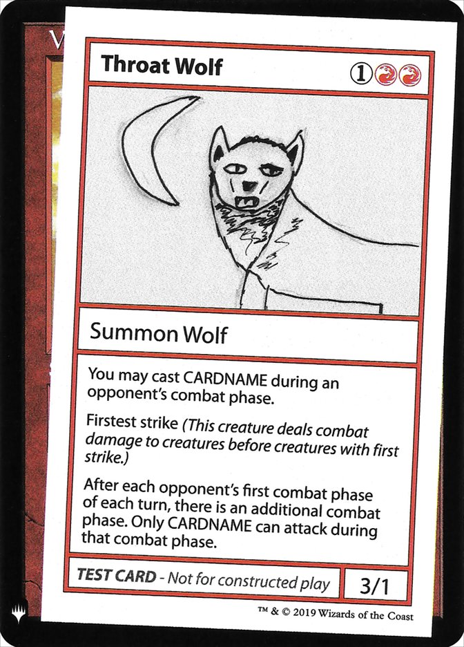 Throat Wolf [Mystery Booster Playtest Cards] - Magic: The Gathering - Card Brawlers | Quebec | Canada |