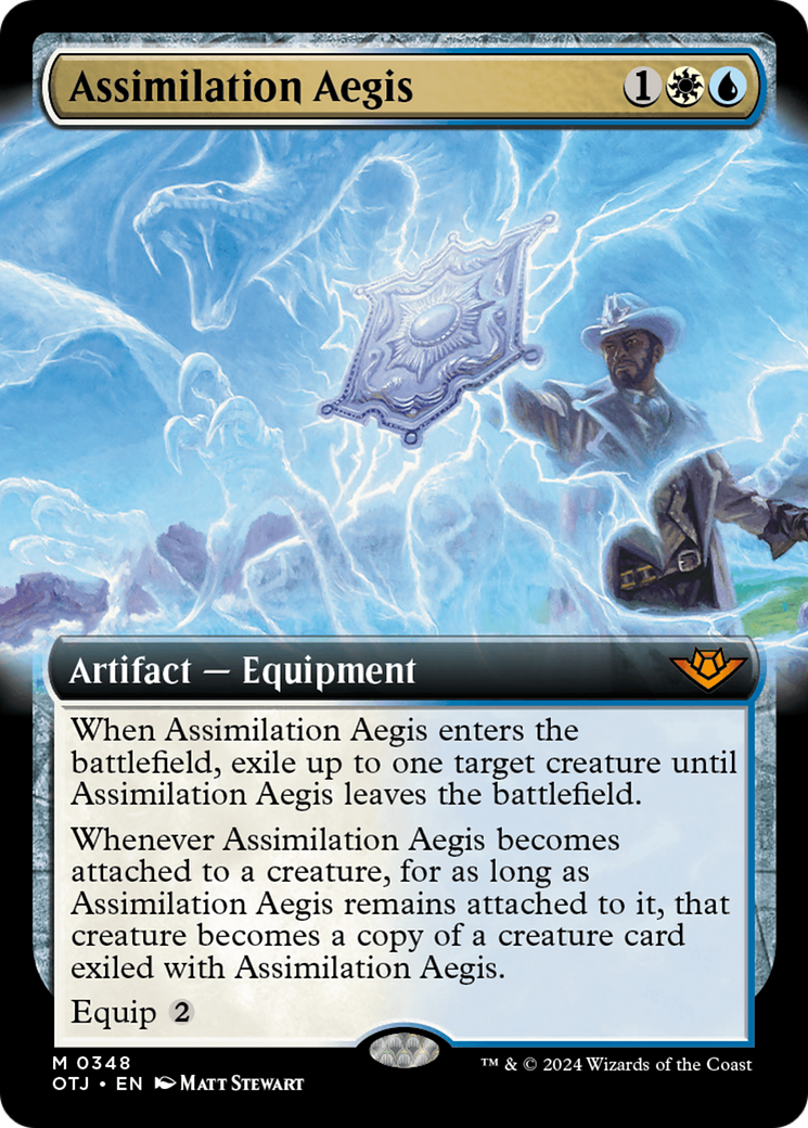 Assimilation Aegis (Extended Art) [Outlaws of Thunder Junction] - Magic: The Gathering - Card Brawlers | Quebec | Canada |