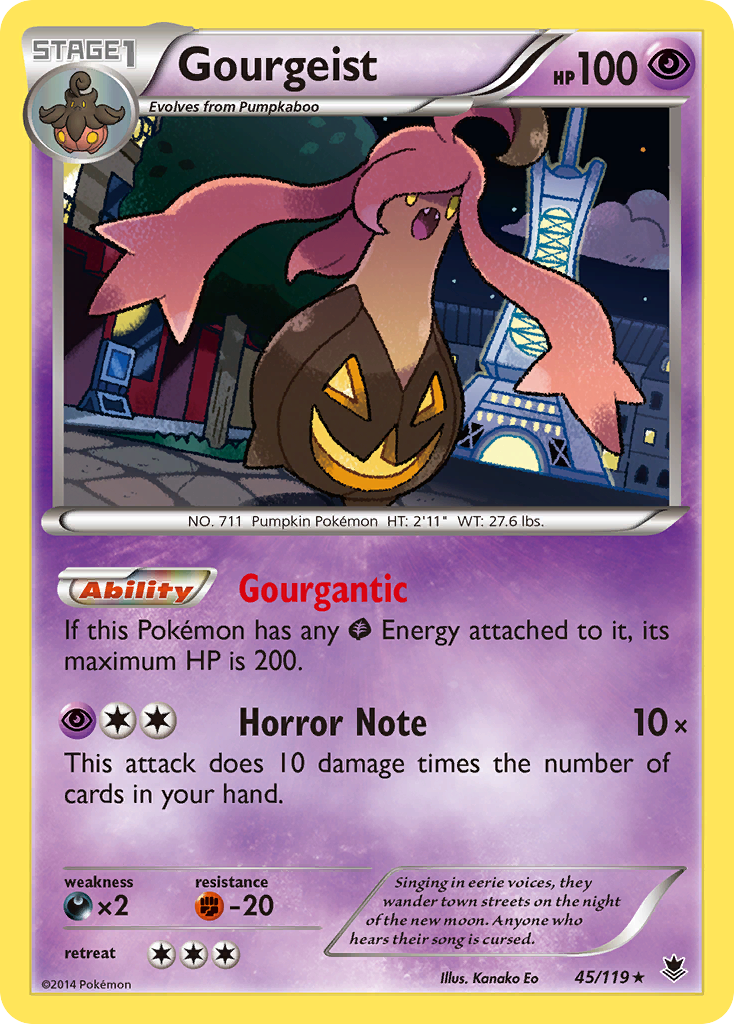 Gourgeist (45/119) [XY: Phantom Forces] - Pokémon - Card Brawlers | Quebec | Canada |