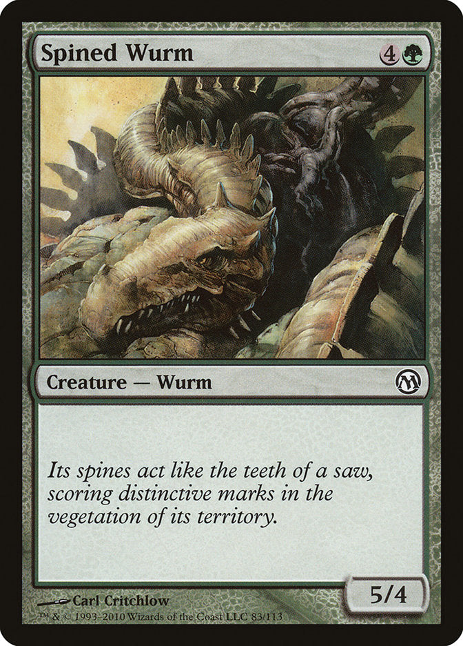 Spined Wurm [Duels of the Planeswalkers] - Magic: The Gathering - Card Brawlers | Quebec | Canada |