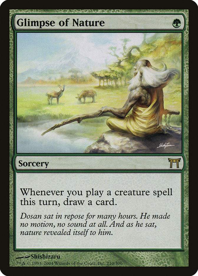 Glimpse of Nature [Champions of Kamigawa] - Magic: The Gathering - Card Brawlers | Quebec | Canada |
