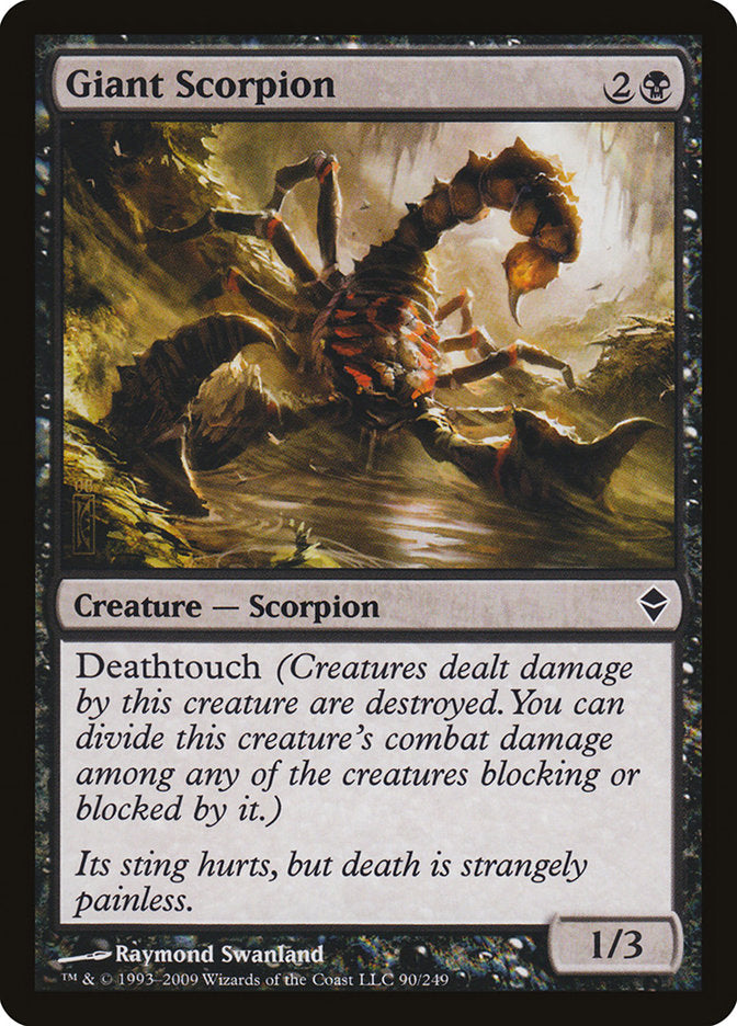 Giant Scorpion [Zendikar] - Magic: The Gathering - Card Brawlers | Quebec | Canada |