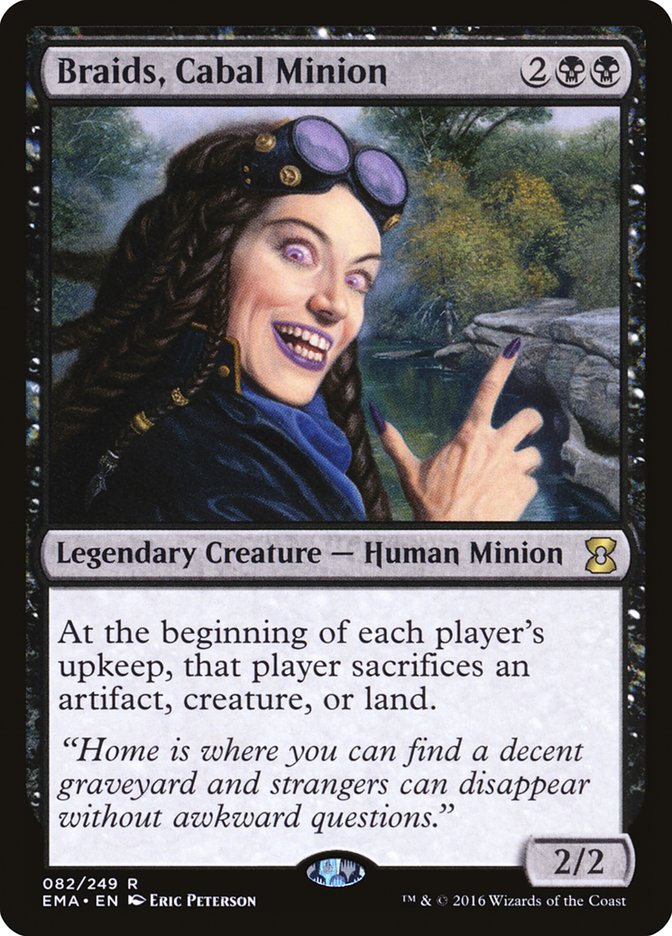Braids, Cabal Minion [Eternal Masters] - Magic: The Gathering - Card Brawlers | Quebec | Canada |