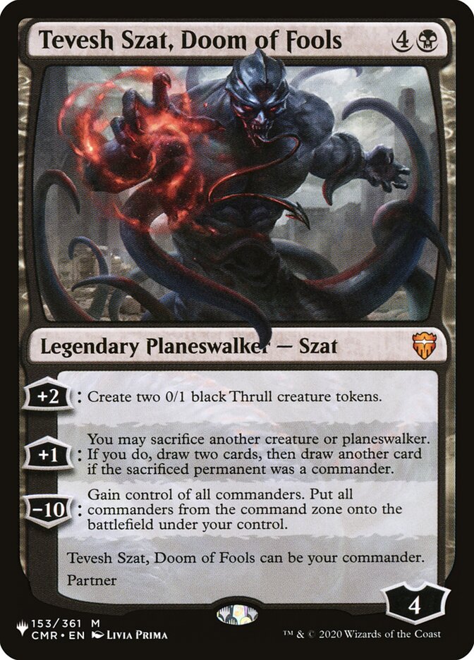 Tevesh Szat, Doom of Fools [The List] - Magic: The Gathering - Card Brawlers | Quebec | Canada |
