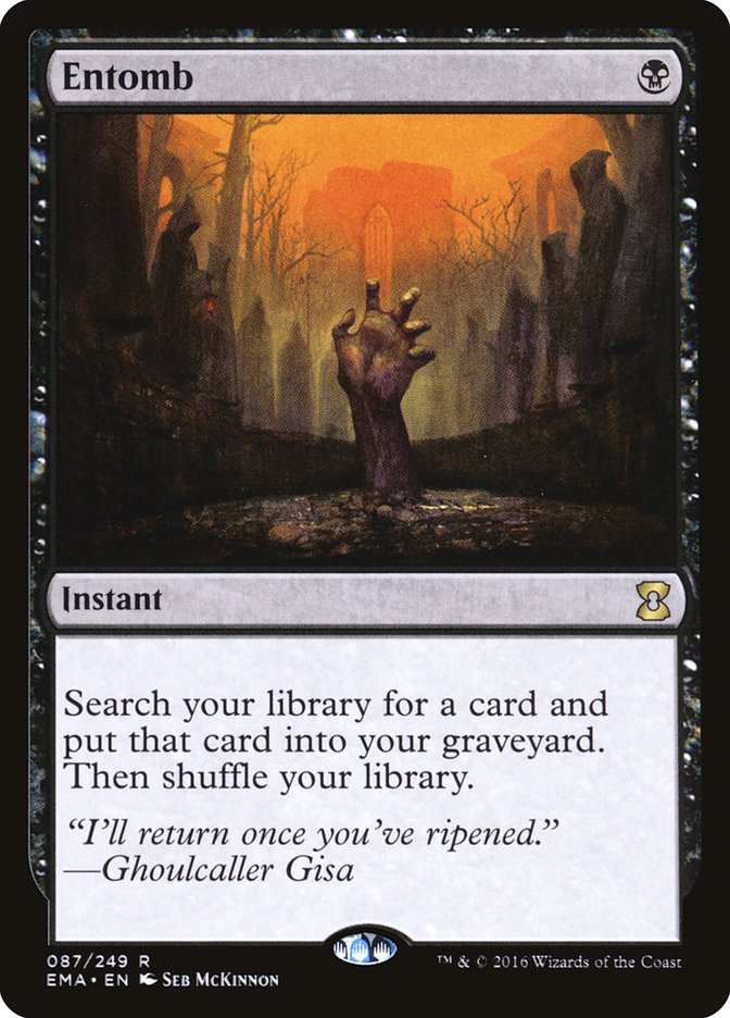 Entomb [Eternal Masters] - Magic: The Gathering - Card Brawlers | Quebec | Canada |