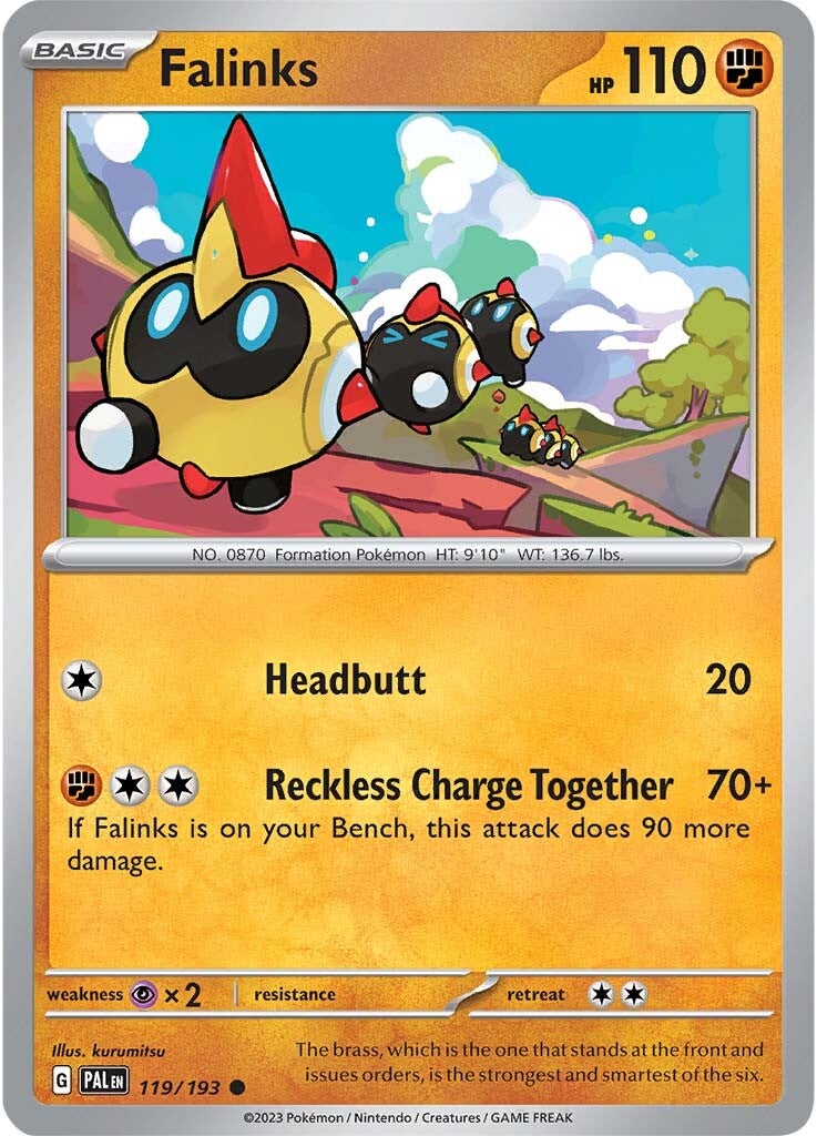 Falinks (119/193) [Scarlet & Violet: Paldea Evolved] - Pokémon - Card Brawlers | Quebec | Canada |