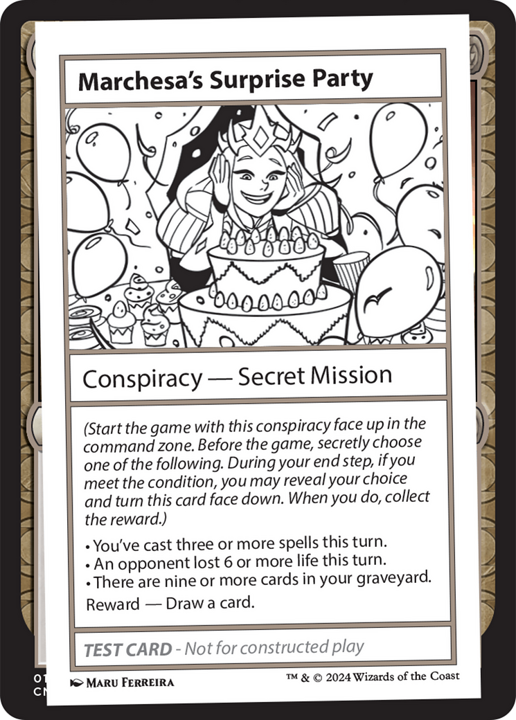Marchesa's Surprise Party [Mystery Booster 2 Playtest Cards] - Magic: The Gathering - Card Brawlers | Quebec | Canada |