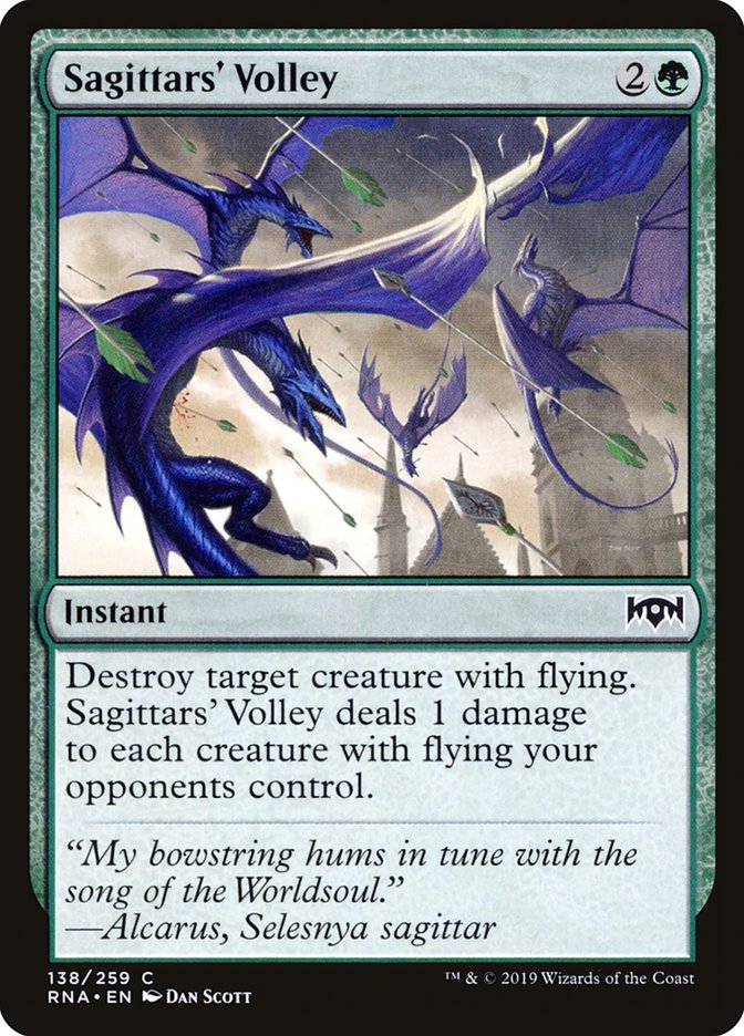 Sagittars' Volley [Ravnica Allegiance] - Magic: The Gathering - Card Brawlers | Quebec | Canada |