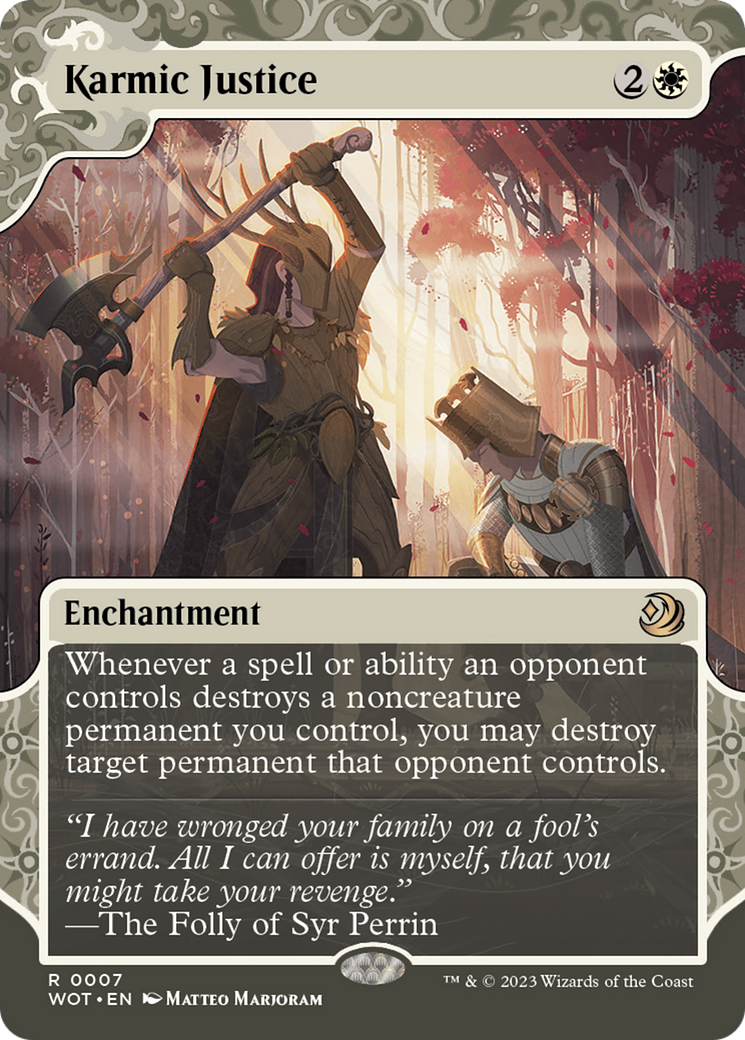 Karmic Justice [Wilds of Eldraine: Enchanting Tales] - Magic: The Gathering - Card Brawlers | Quebec | Canada |