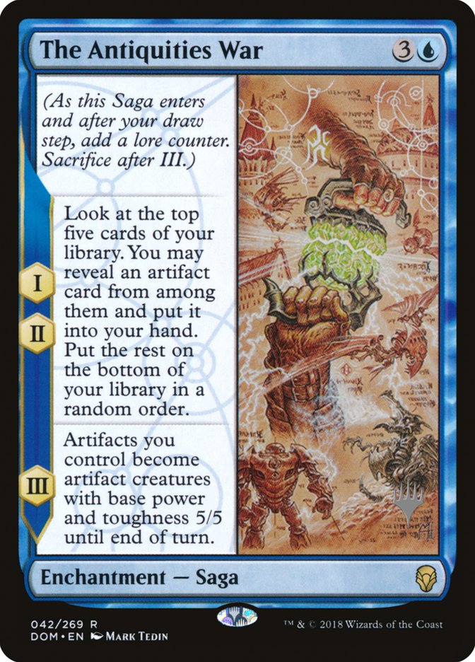 The Antiquities War (Promo Pack) [Dominaria Promos] - Magic: The Gathering - Card Brawlers | Quebec | Canada |