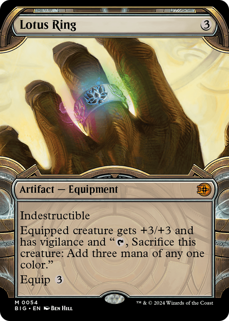 Lotus Ring (Showcase) [Outlaws of Thunder Junction: The Big Score] - Magic: The Gathering - Card Brawlers | Quebec | Canada |