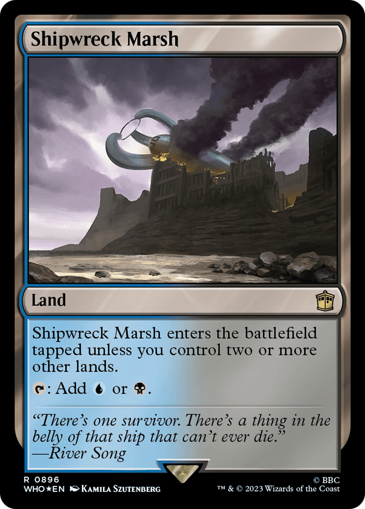 Shipwreck Marsh (Surge Foil) [Doctor Who] - Magic: The Gathering - Card Brawlers | Quebec | Canada |