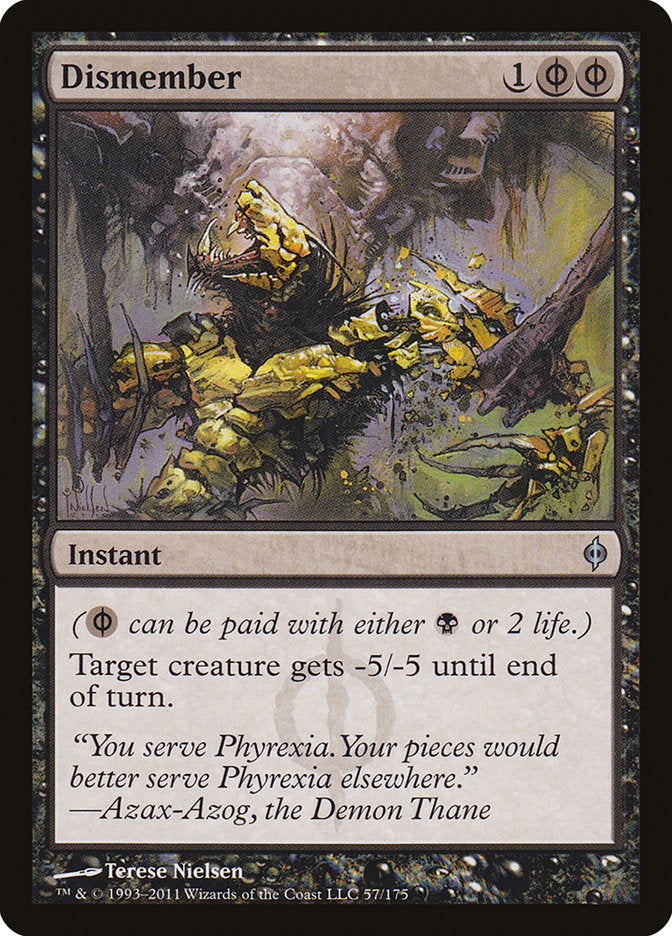 Dismember [New Phyrexia] - Magic: The Gathering - Card Brawlers | Quebec | Canada |