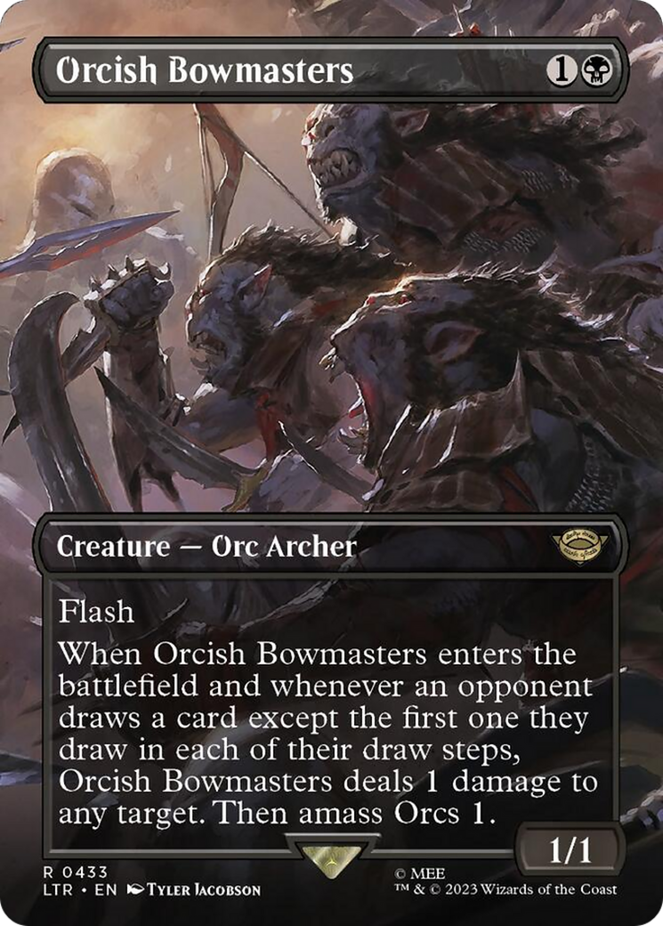 Orcish Bowmasters (Borderless Alternate Art) [The Lord of the Rings: Tales of Middle-Earth] - Magic: The Gathering - Card Brawlers | Quebec | Canada |