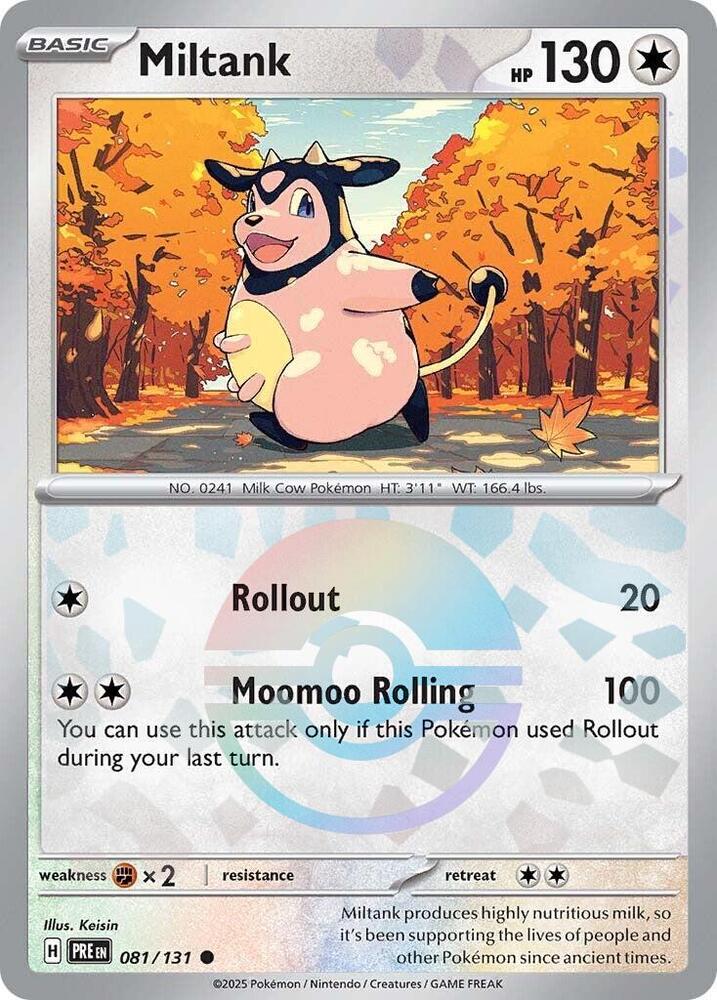 Miltank (081/131) (Poke Ball Pattern) [Scarlet & Violet: Prismatic Evolutions] - Pokémon - Card Brawlers | Quebec | Canada |