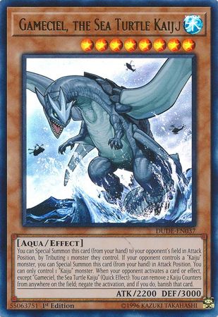 Gameciel, the Sea Turtle Kaiju [DUDE-EN037] Ultra Rare - Yu-Gi-Oh! - Card Brawlers | Quebec | Canada |