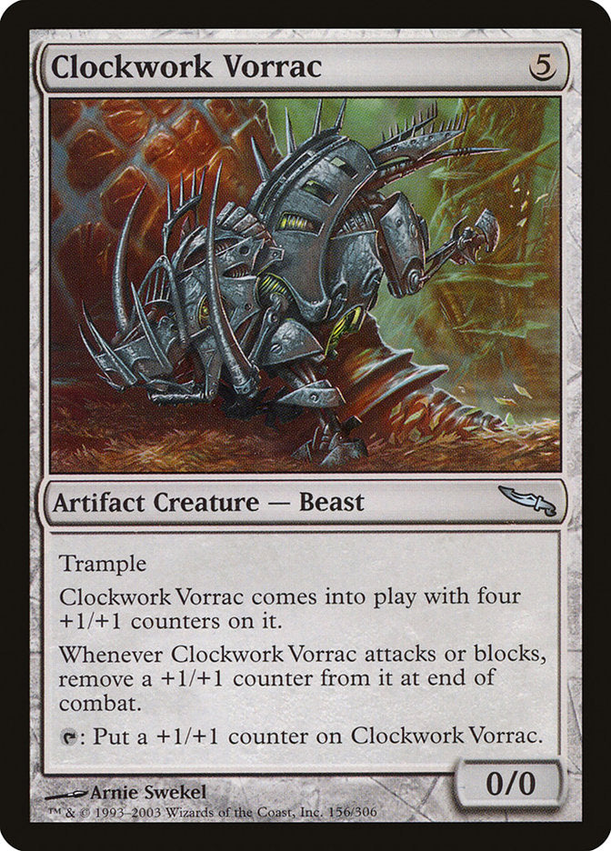 Clockwork Vorrac [Mirrodin] - Magic: The Gathering - Card Brawlers | Quebec | Canada |