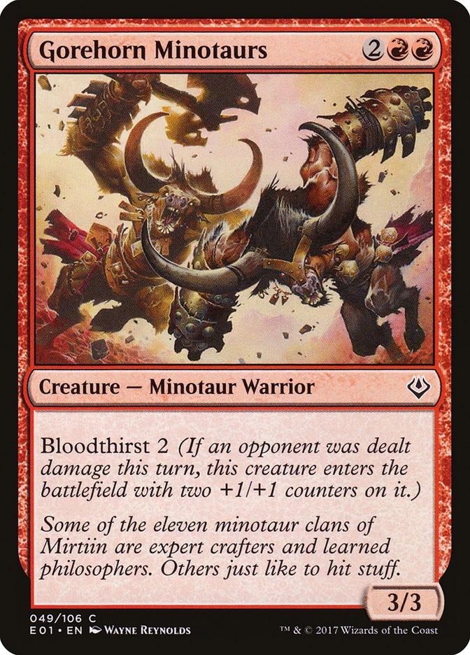 Gorehorn Minotaurs [Archenemy: Nicol Bolas] - Magic: The Gathering - Card Brawlers | Quebec | Canada |