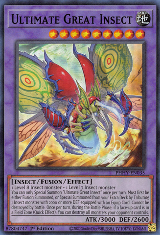 Grand insecte ultime [PHHY-EN035] Super Rare 