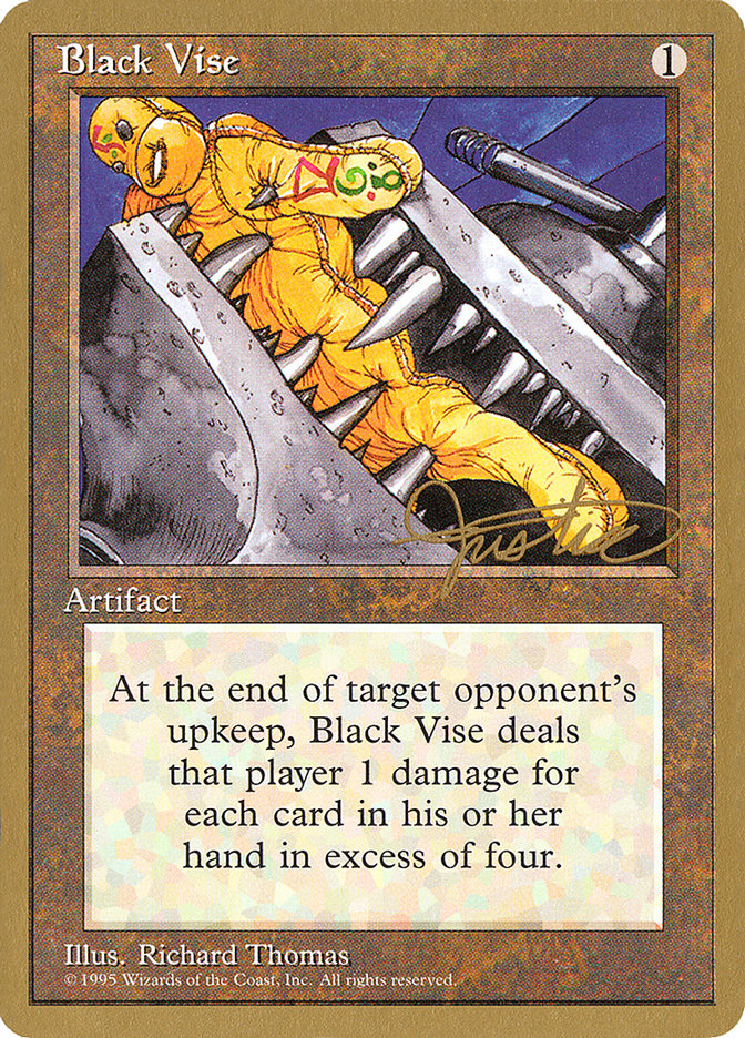 Black Vise (Mark Justice) [Pro Tour Collector Set] - Magic: The Gathering - Card Brawlers | Quebec | Canada |