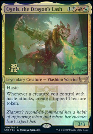 Ognis, the Dragon's Lash [Streets of New Capenna Prerelease Promos] - Magic: The Gathering - Card Brawlers | Quebec | Canada |