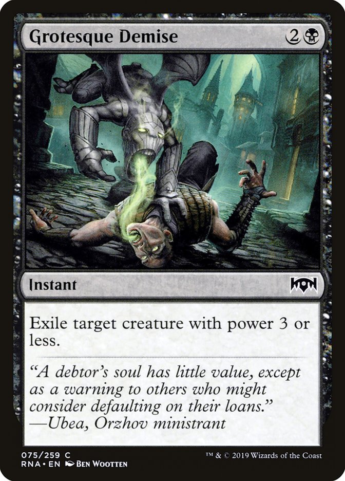Grotesque Demise [Ravnica Allegiance] - Magic: The Gathering - Card Brawlers | Quebec | Canada |