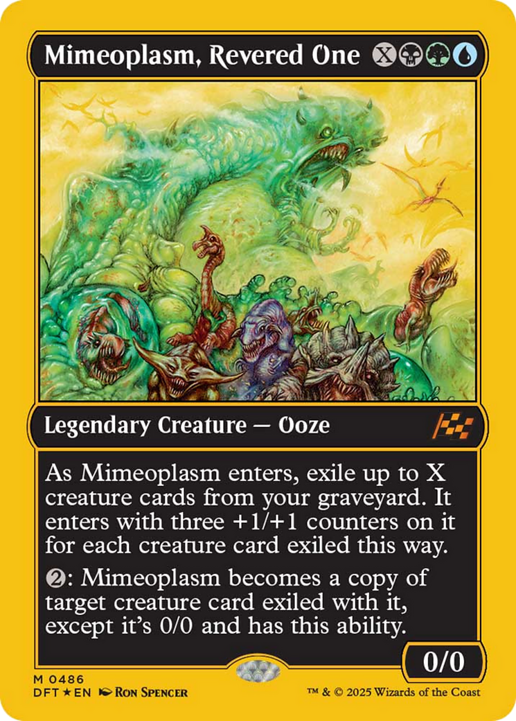 Mimeoplasm, Revered One (First-Place Foil) [Aetherdrift] - Magic: The Gathering - Card Brawlers | Quebec | Canada |