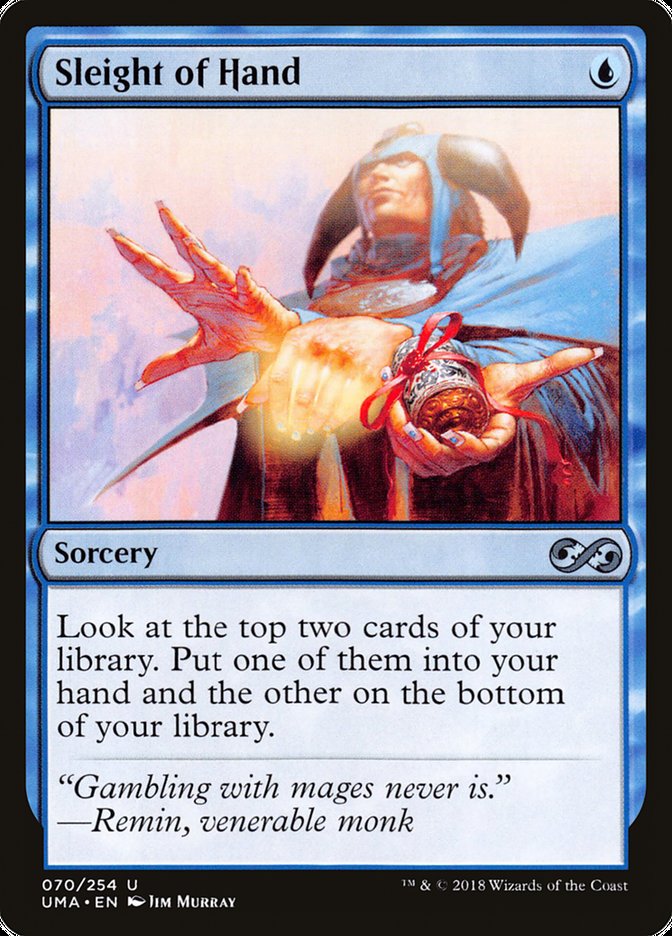 Sleight of Hand [Ultimate Masters] - Magic: The Gathering - Card Brawlers | Quebec | Canada |