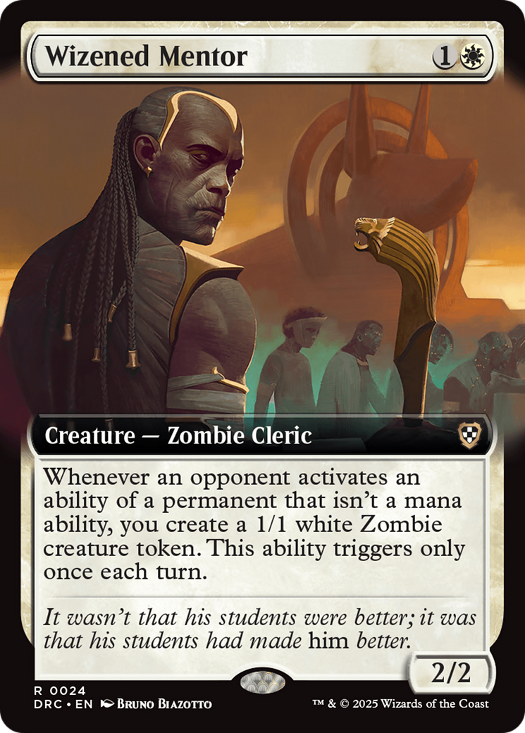 Wizened Mentor (Extended Art) [Aetherdrift Commander] - Magic: The Gathering - Card Brawlers | Quebec | Canada |