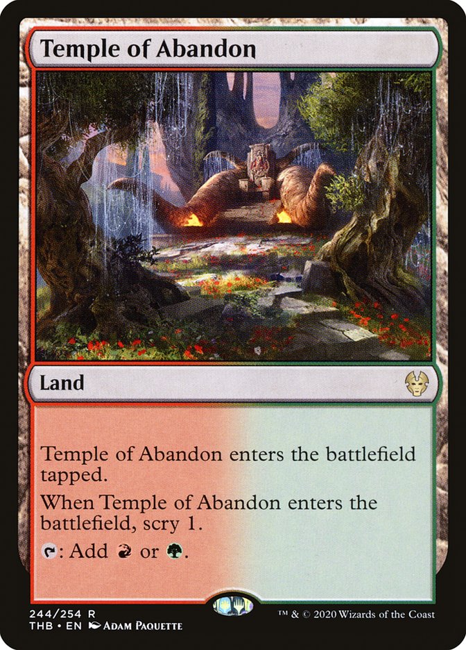 Temple of Abandon [Theros Beyond Death] - Magic: The Gathering - Card Brawlers | Quebec | Canada |