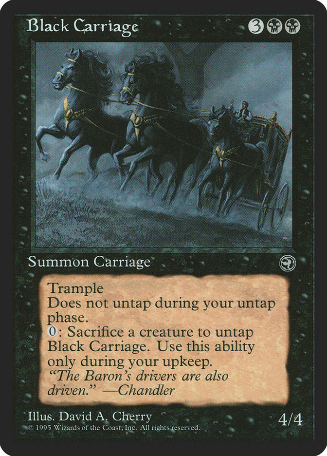 Black Carriage [Homelands] - Magic: The Gathering - Card Brawlers | Quebec | Canada |