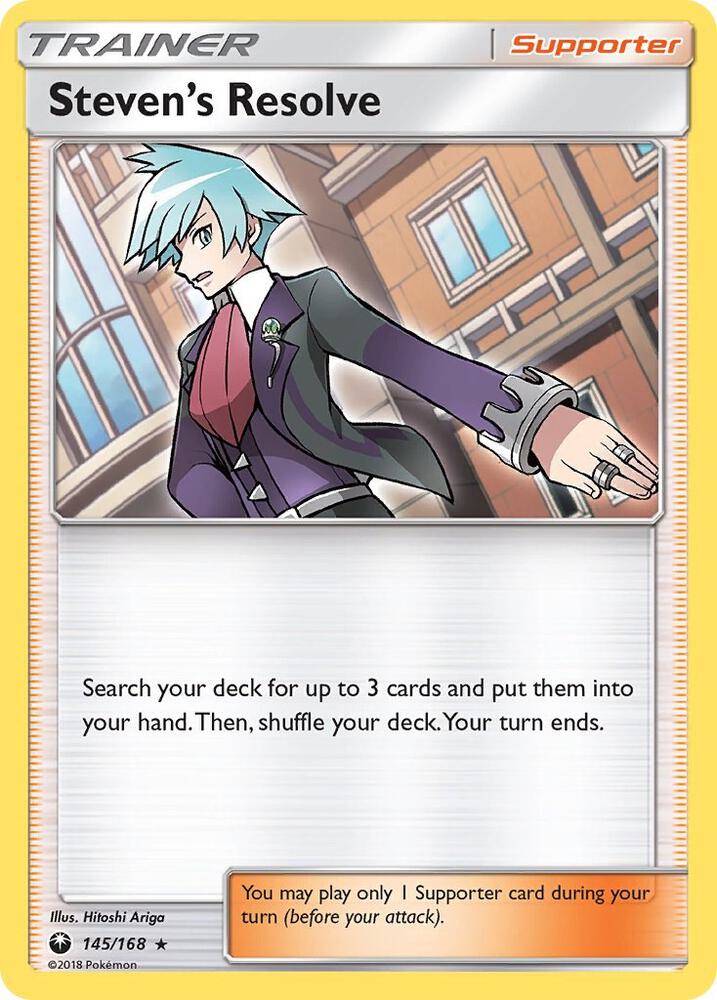 Steven's Resolve (145/168) [Sun & Moon: Celestial Storm] - Pokémon - Card Brawlers | Quebec | Canada |