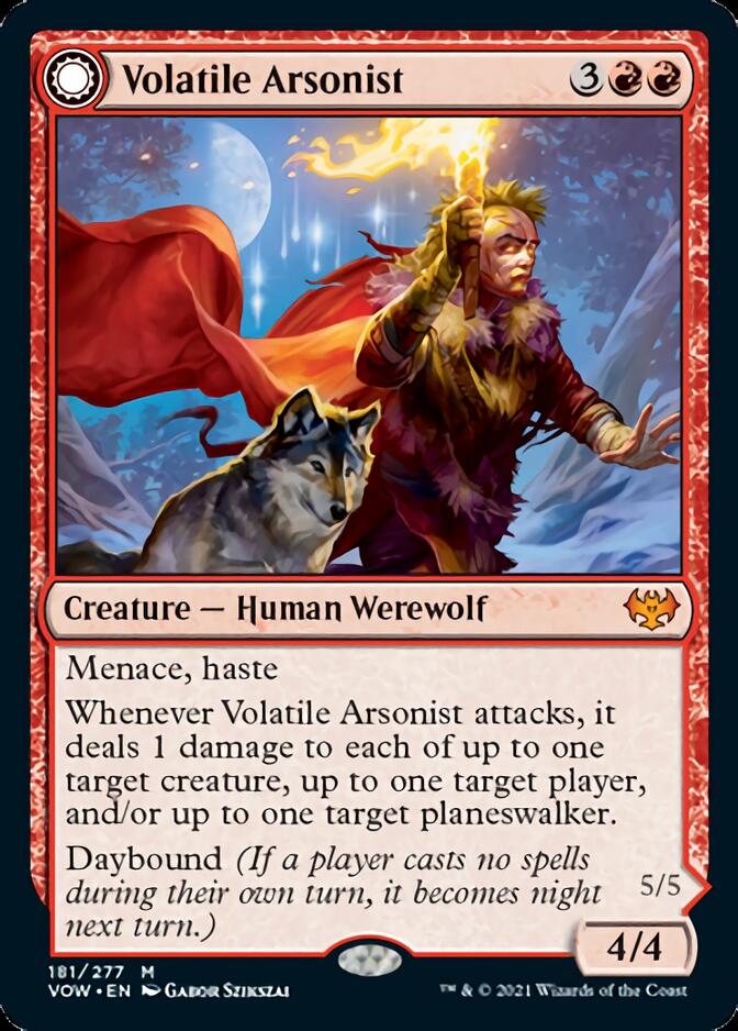 Volatile Arsonist // Dire-Strain Anarchist [Innistrad: Crimson Vow] - Magic: The Gathering - Card Brawlers | Quebec | Canada |