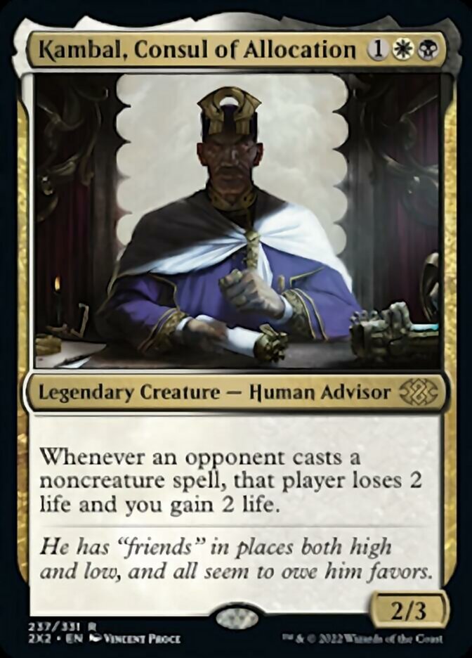 Kambal, Consul of Allocation [Double Masters 2022] - Magic: The Gathering - Card Brawlers | Quebec | Canada |