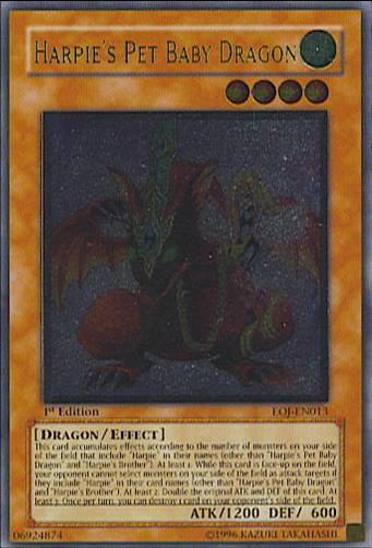 Harpie's Pet Baby Dragon [EOJ-EN013] Ultimate Rare - Yu-Gi-Oh! - Card Brawlers | Quebec | Canada |
