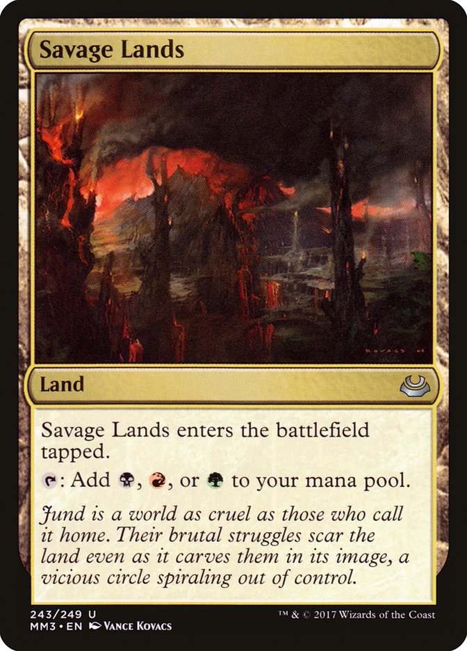 Savage Lands [Modern Masters 2017] - Magic: The Gathering - Card Brawlers | Quebec | Canada |