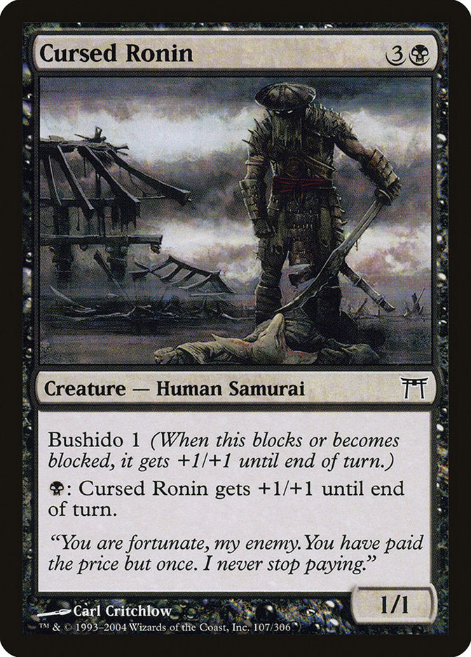 Cursed Ronin [Champions of Kamigawa] - Magic: The Gathering - Card Brawlers | Quebec | Canada |